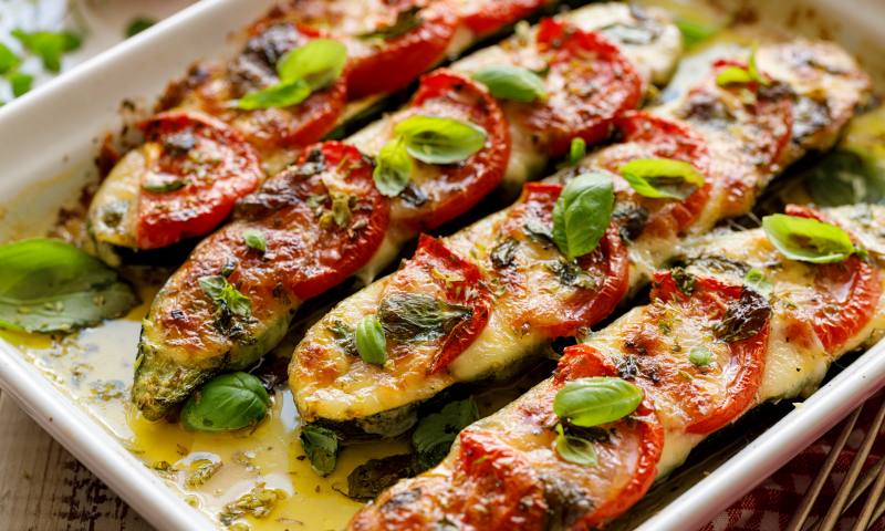 Calabacín al horno con especias – alta cocina saludable en la Hospedería de la Corte
