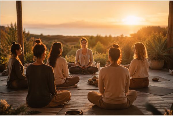 Retiro de yoga y Medicina Tradicional China en la Sierra de Aracena en Hospedería de la Corte